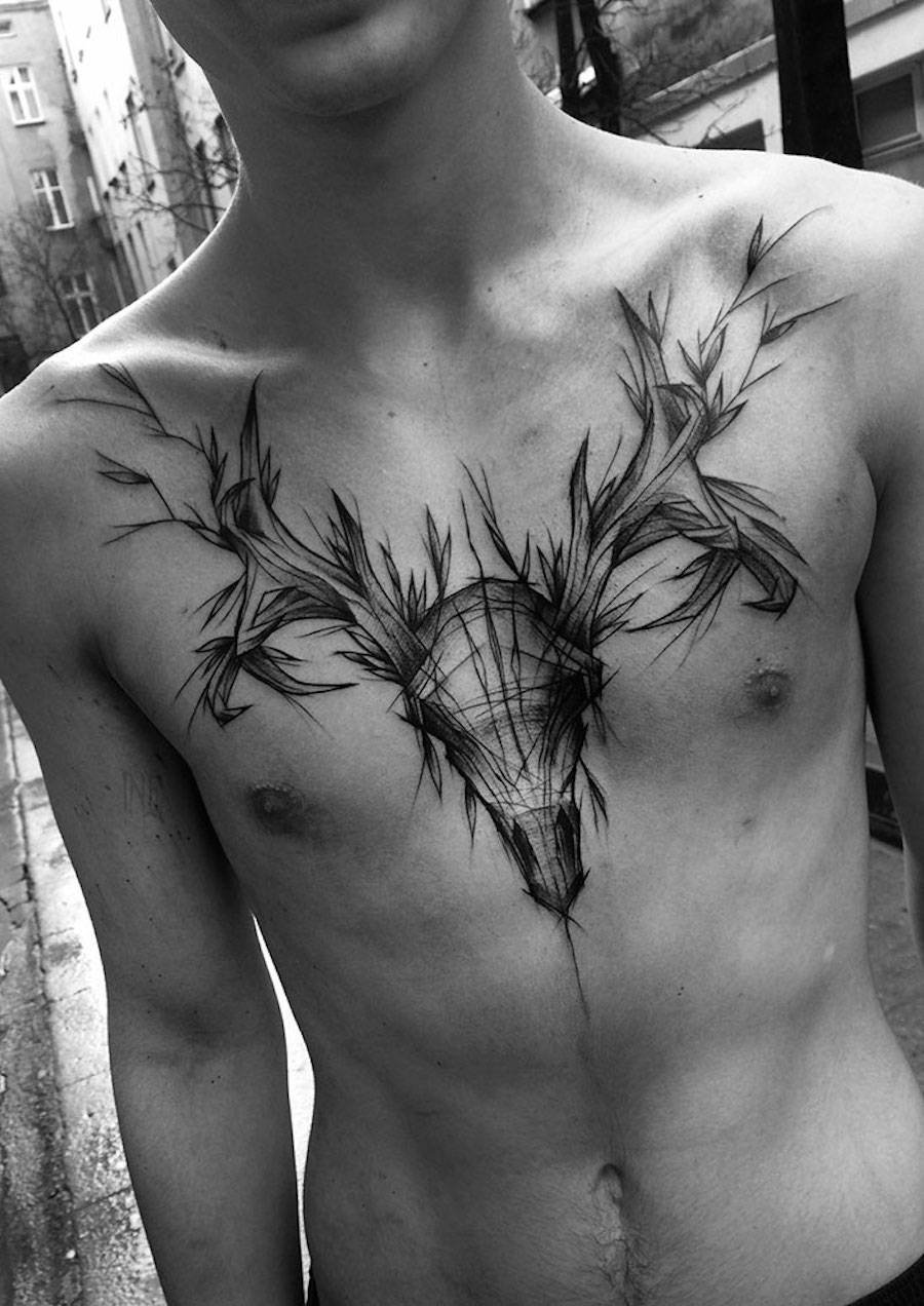 impressive-black-and-white-sketch-tattoos-11-900x1272